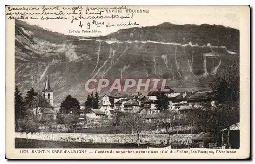 Cartes postales Saint Pierre d Albigny Centre de superbes excursions Col du Frene les Bauges L arclusiaz