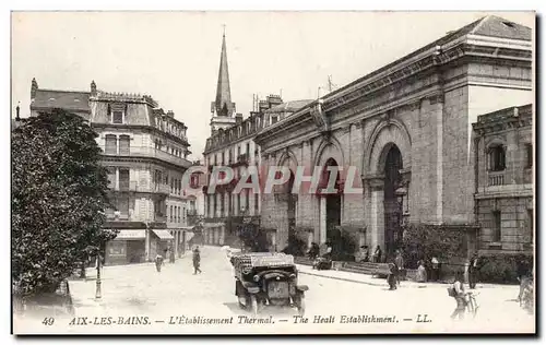 Cartes postales Aix les Bains L etablissement thermal