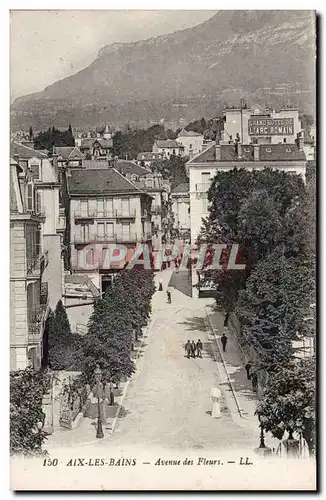 Cartes postales Aix les Bains Avenue des fleurs