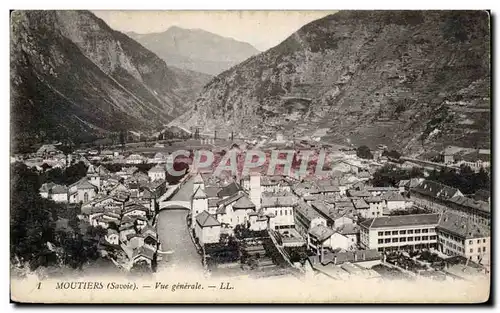 Cartes postales Moutiers Vue generale