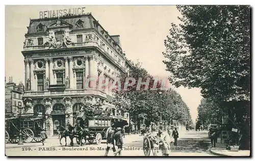 Paris - 10 - Boulevard St Martin - Le Theatre - Cartes postales