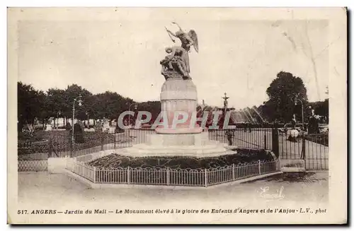 Angers - Jardin du Mail - Cartes postales