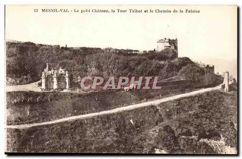 Mesnil Val - Le Petit Chateau - La Tour Talbot - Chemin de la Falaise - Cartes postales