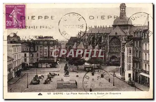 Dieppe - La Place Nationale - Ansichtskarte AK