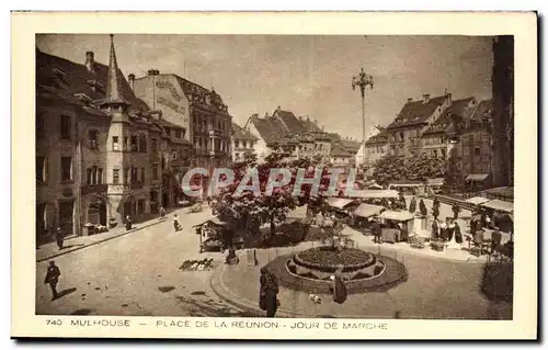 Mulhouse - Place de la Reunion - Ansichtskarte AK