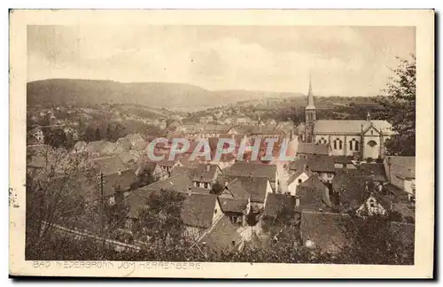 Bad Niederbronn vom Herrenberg - Vue Generale - Cartes postales