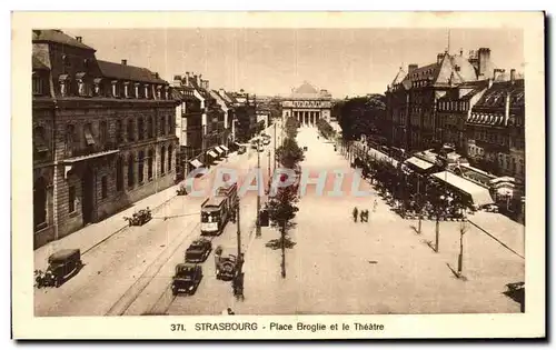 Strasbourg - Place Broglie et le Theatre - Cartes postales