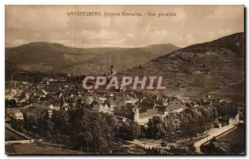 Kaysersberg - Origine Romaine - Vue Generale - Cartes postales