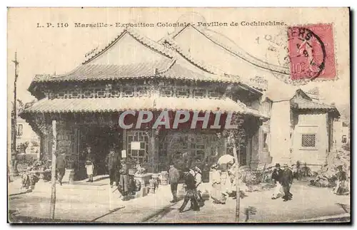 Marseille - Exposition Coloniale - Pavillon de Cochinchine - Cartes postales