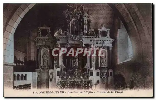 Noirmoutier - Interieur de l Eglise - Ansichtskarte AK