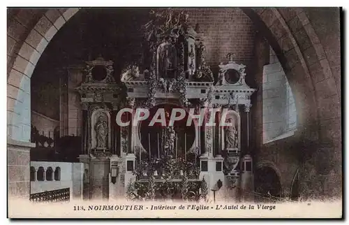 Noirmoutier - Interieur de l Eglise - Cartes postales