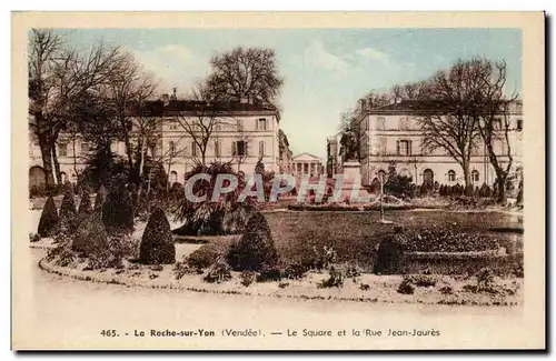 La Roche sur Yon - Le Square et la rue Jean Jaures - Ansichtskarte AK