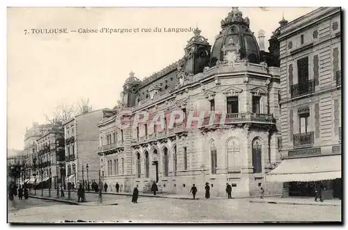 Toulouse - Caisse d Epargne - Rue du Languedoc - Cartes postales