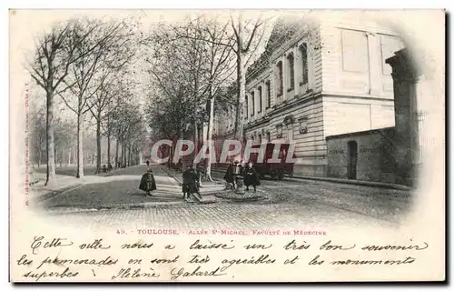 Toulouse - Allee St Michel - Faculte de Medecine - Cartes postales