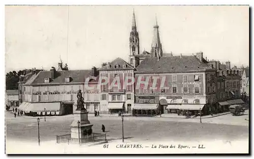 Chartres - La Place des Epars - Ansichtskarte AK