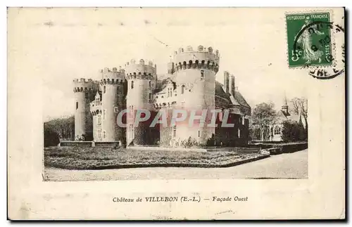 Ansichtskarte AK Chateau de Villebon Facade Ouest