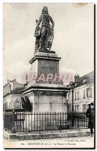 Ansichtskarte AK Chartres La statue de Marceau