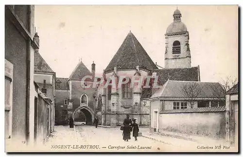 Cartes postales Nogent le Rotrou Carrefour Saint Laurent