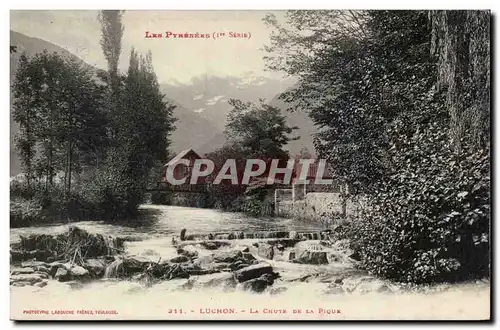 Cartes postales Luchon La chute de la pique