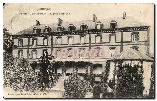 Cartes postales Saint lo Pension Jeanne d arc Facade Cote Sud