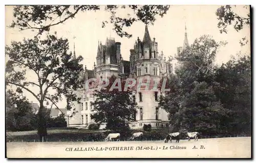 Challain la Potherie - Le Chateau - Ansichtskarte AK