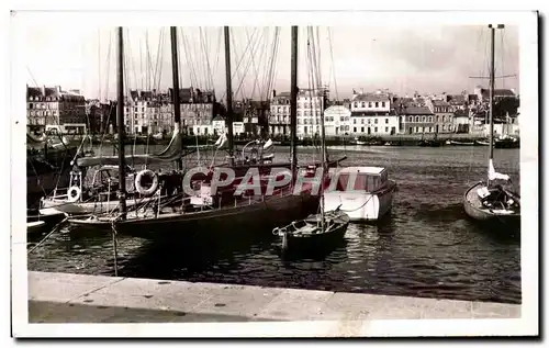 Ansichtskarte AK Cherbourg Le bassin des yachts