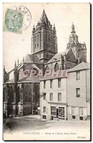 Coutances - L Eglise Saint Pierre - Ansichtskarte AK