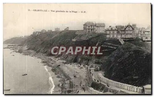 Granville - Vue Generale de la Plage - Cartes postales