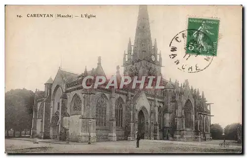 Carentan - L Eglise - Cartes postales