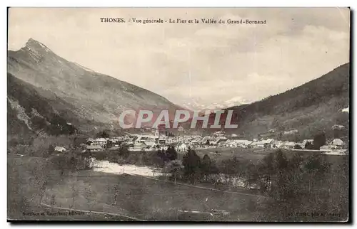 Thones - Vue Generale - Le Fier et la Vallee - Cartes postales