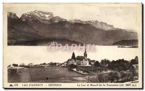 Annecy - Sevrier - Le Lac et Massif de la Tournette - Ansichtskarte AK