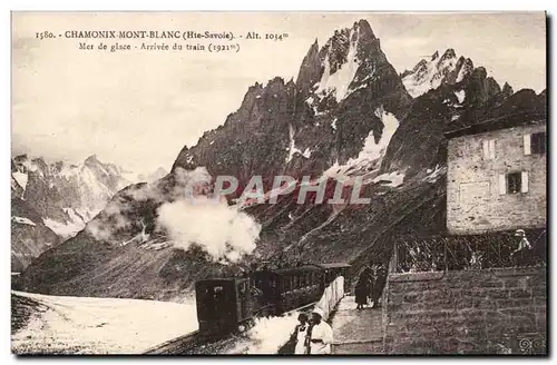 Chamonix - Mer de Glace - Arrivee du Train - Cartes postales