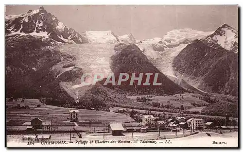 Chamonix - Village et Glaciers des Bossons - Taconnaz - Cartes postales