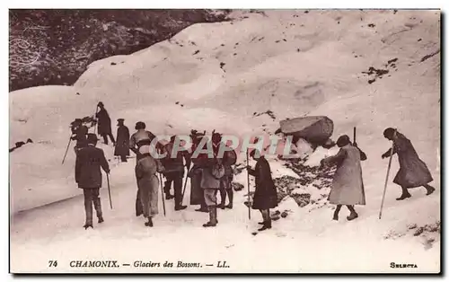 Chamonix - Glaciers des Bossons - Ansichtskarte AK