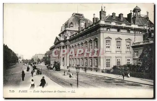 Cartes postales Paris Ecole superieure de la guerre