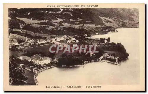 Cartes postales Talloires Vue generale