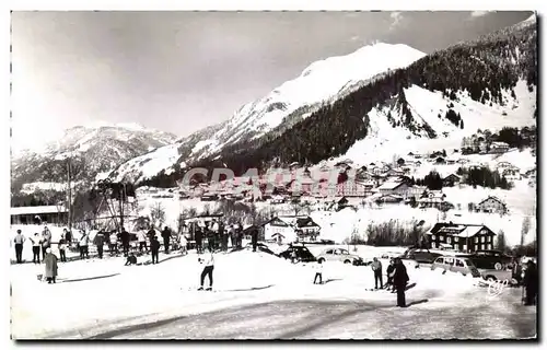 Cartes postales moderne Les Contamines Montjoie Le Telebaby et la station