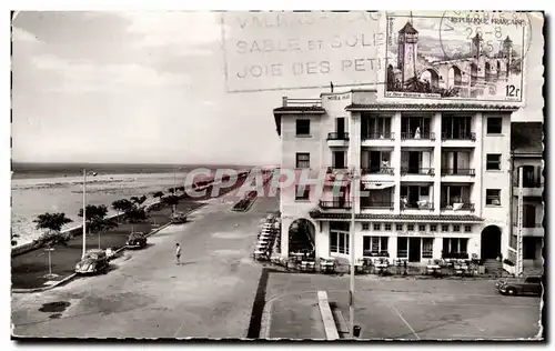 Cartes postales moderne Valras plage Le bd du front de mer et la plage