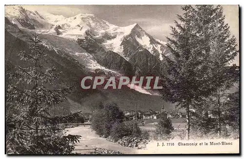 Chamonix - Le Mont Blanc - Cartes postales