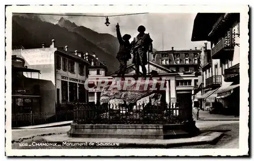 Chamonix - Monument de Saussure - Cartes postales