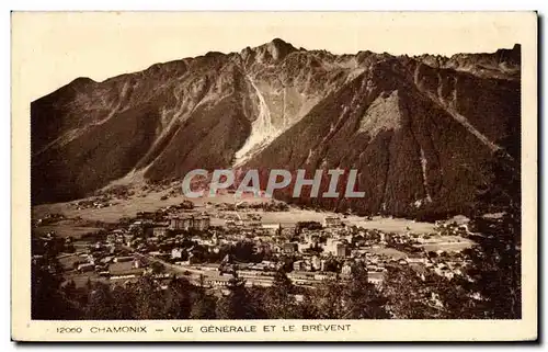 Chamonix - Vue Generale - Le Brevent - Ansichtskarte AK