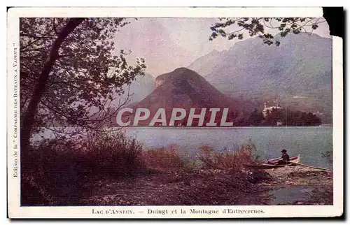 Annecy - Le Lac - Duingt et la Montagne - Ansichtskarte AK