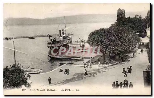 Evian les Bains - Le Port - Cartes postales