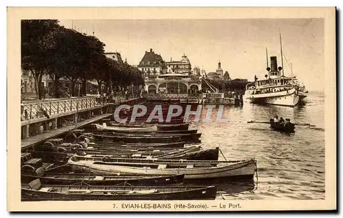 Evian les Bains - Le Port - Cartes postales