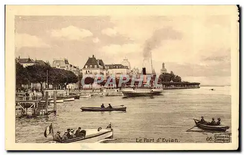 Evian les Bains - Le Port - Cartes postales