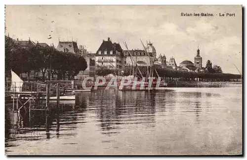 Evian les Bains - Le Port - Cartes postales