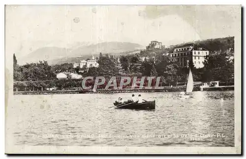 Evian les Bains - Un Bateau - Cartes postales