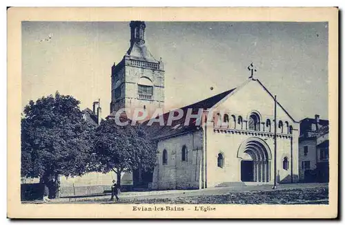 Evian les Bains - L Eglise - Cartes postales