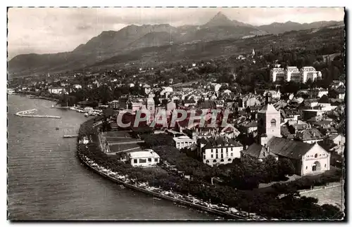 Evian les Bains - Vue Generale aerienne - Dent d Oche et les Memises - Ansichtskarte AK