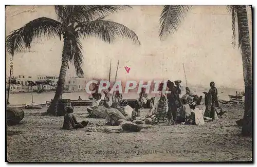 Cartes postales Senegal Saint Louis Vue du fleuve